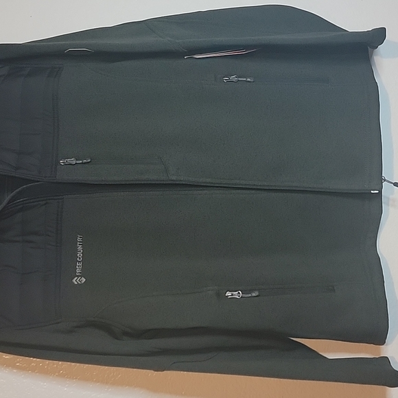Free County Green Full Zip Fleece - Picture 6 of 6